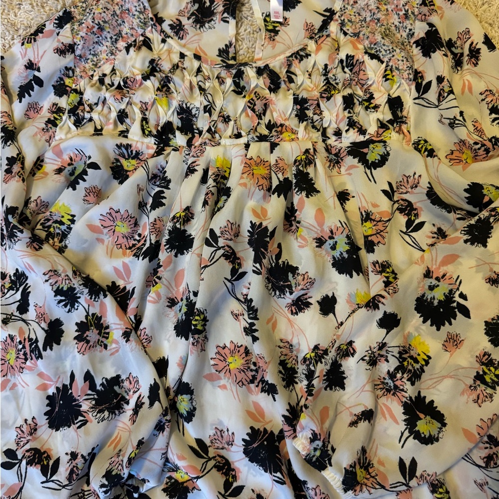 Xhilaration Multicolor Floral Top